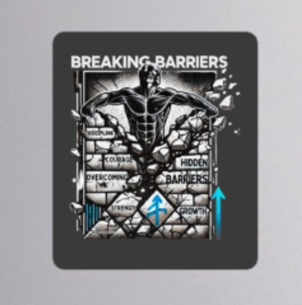 Breaking Barriers Sticker_Grey