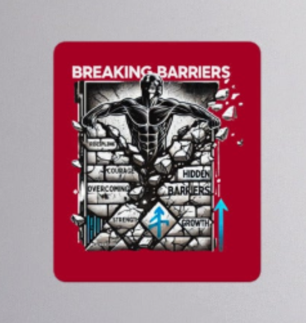 Breaking Barriers Sticker_cardinal