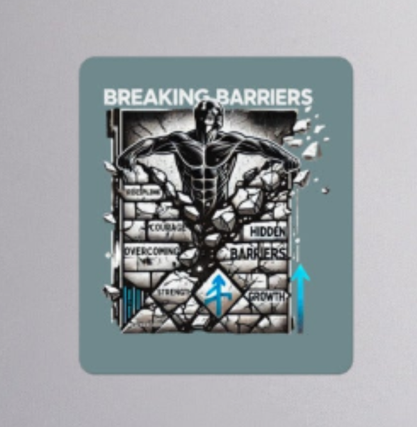Breaking Barriers Sticker_slate