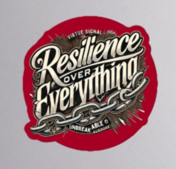 Resilience Over Everything Sticker_cardinal