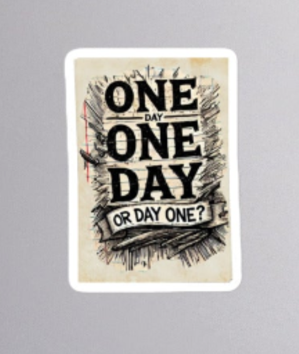 Day One Sticker