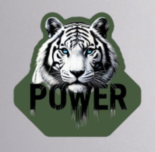 Tiger/Power sticker_forest