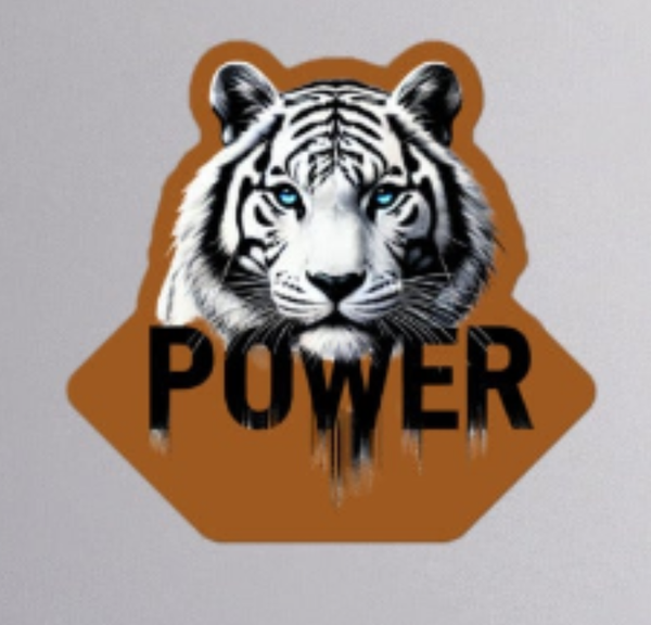 Tiger/Power sticker_hClay