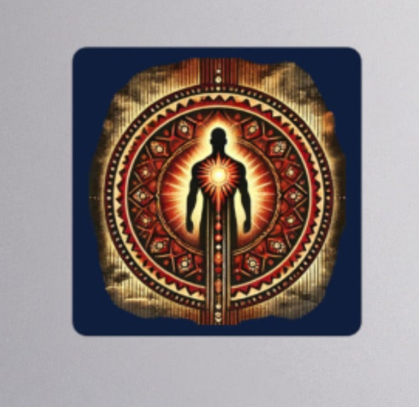 Warrior Of Light Sticker_navy