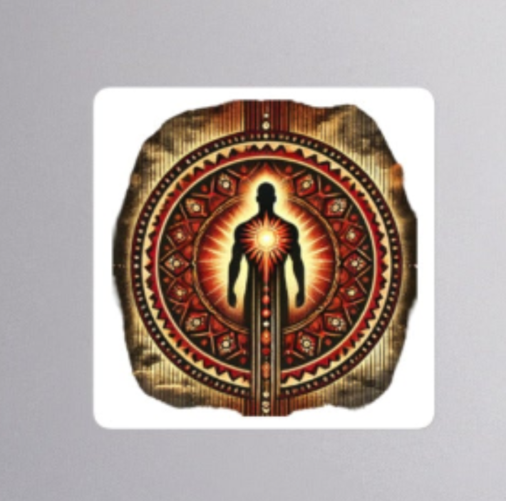 Warrior Of Light Sticker_white