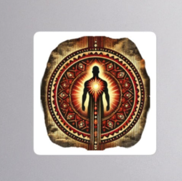 Warrior Of Light Sticker_white