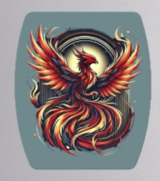 Phoenix Sticker_slate